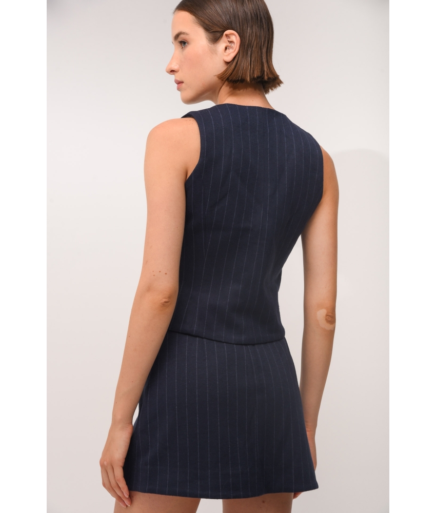 Milana Mini Skirt, Cobalt FINAL SALE