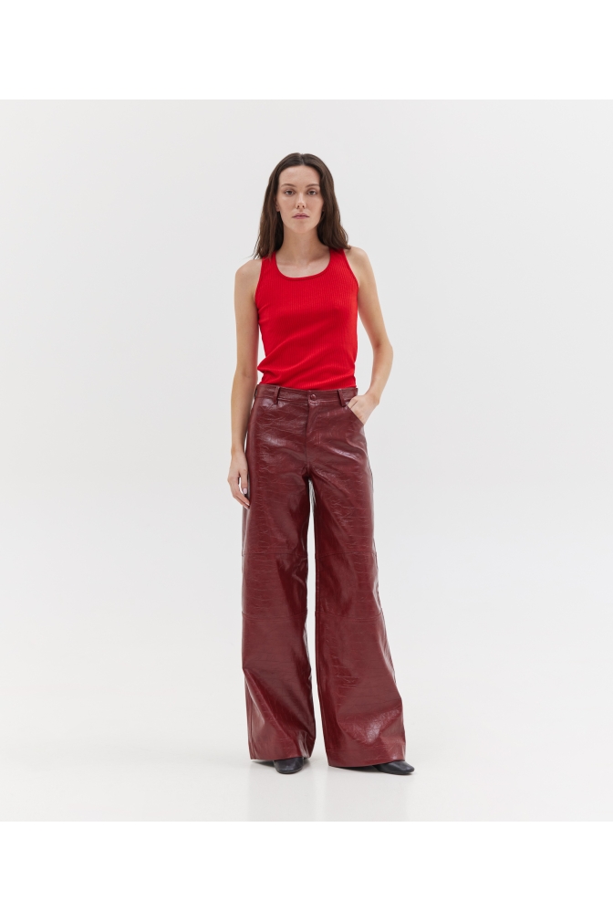 INAYA LEATHER PANTS